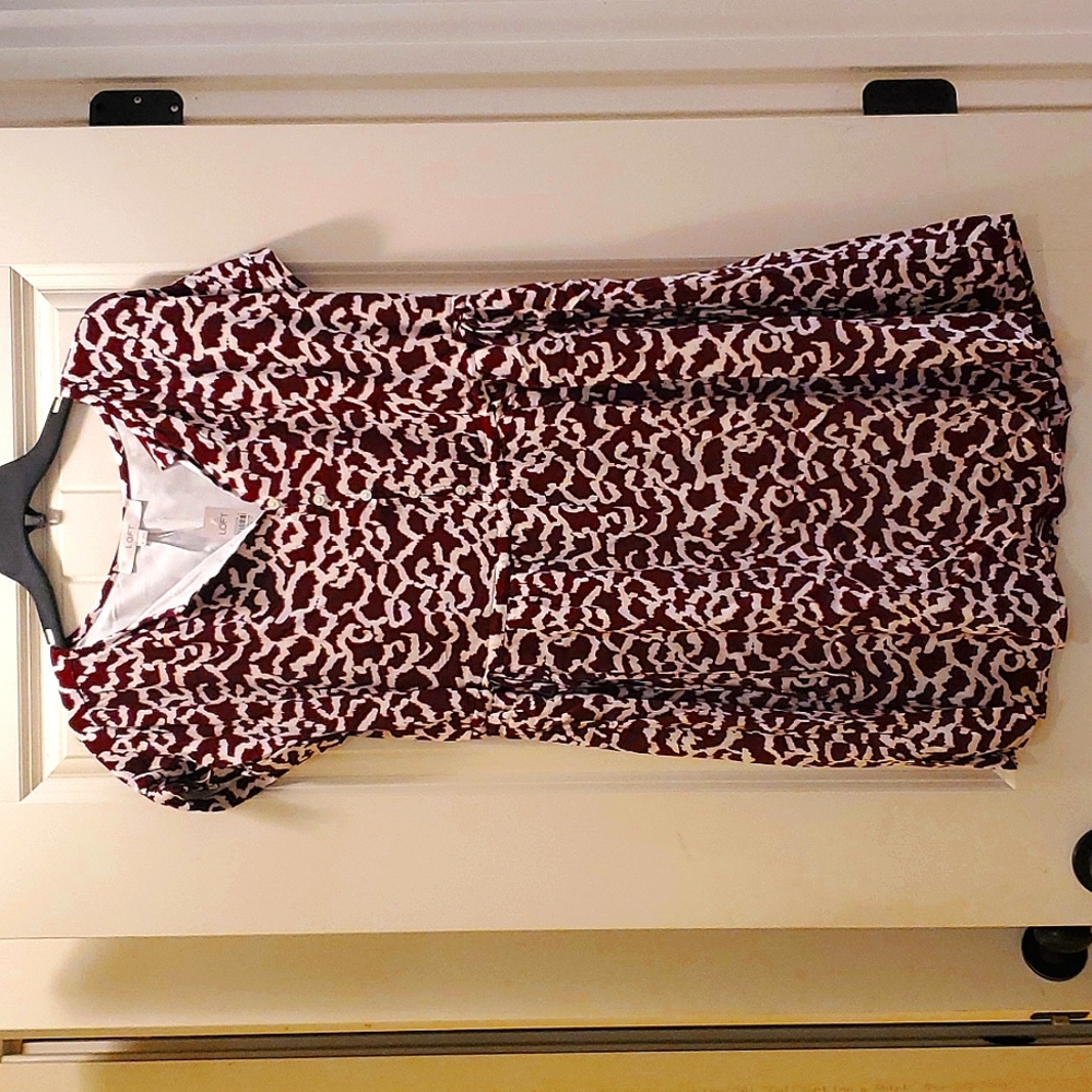Loft Tie Waist Dress